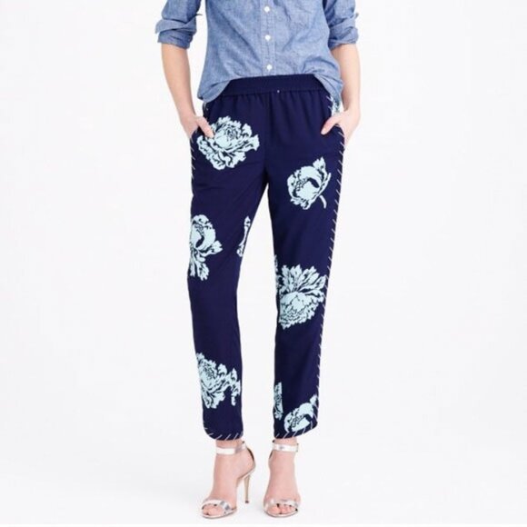 🌺J. Crew Reese Graphic Peony Easy on🌺 - Picture 1 of 14
